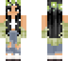 green outfit girl