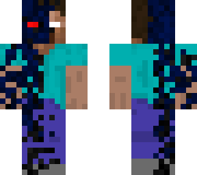 half corrupted herobrine
