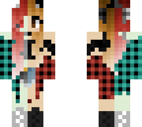 half zombie tartan girl