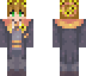 hufflepuff girl with cute bun