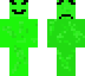lime green blob blob