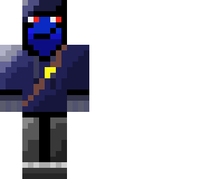 one blue boi