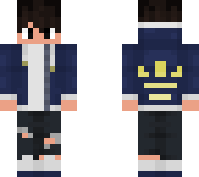 open dark blue sweatshirt!
