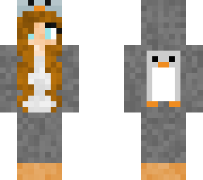penguin onesie with monster inside