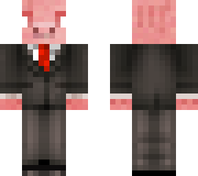 piggie in a suit