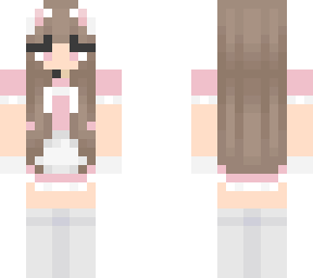 pink kitty maid girl (edit!!)