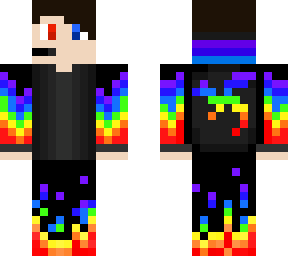 rainbow flame gamer
