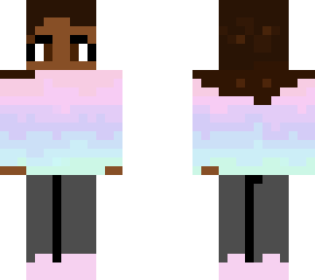 rainbow pastel sweater