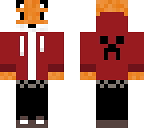 red clothers fox