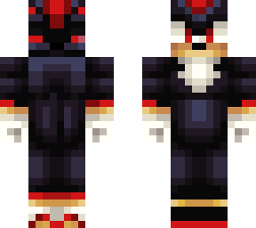 shadow the hedgehog but he's backwards