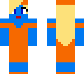 smurfette in orange