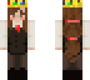 (not mine fully) girl with brown hair and a crown