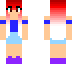 (this is not apart of the series) girl with red faded hair