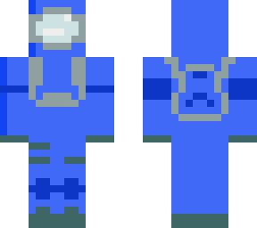 among us blue suit (crewmate)