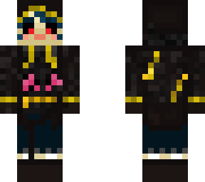 amory in a banette hoodie