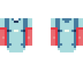 blue and red shirt