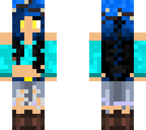 blue hair