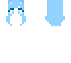 blue hair wolf