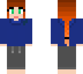 blue hoodie heart sleeves