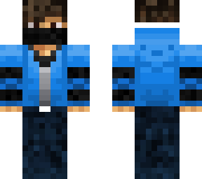 blue masked boy