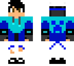 blue minecrafter