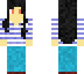 blue striped shirt
