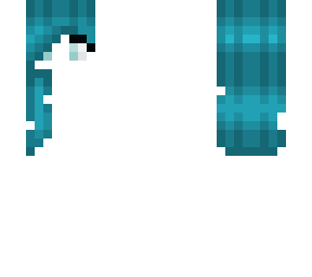 blue sunset hair girl