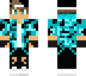 cool blue camo boi