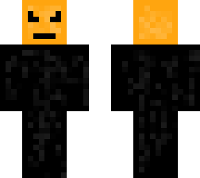 creepy halloween pumpkin head skin