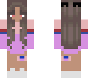 cute girl with leg bracelet and  pigtails
