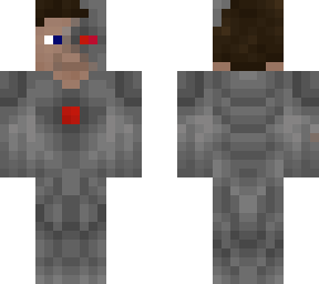 cyborg steve (part 3) (do you think i did a good job on the outer layer????????)