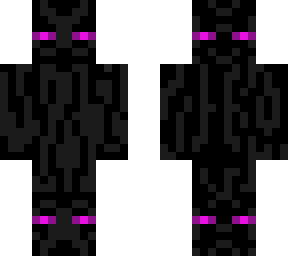 enderman with lots of heads pink