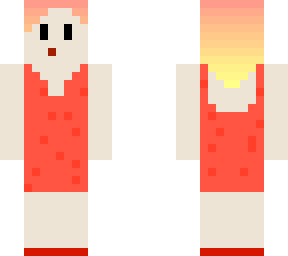 girl in red dress