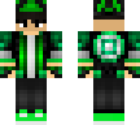 green boy with hat