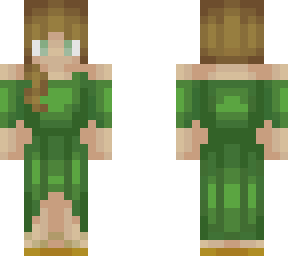 green dress human