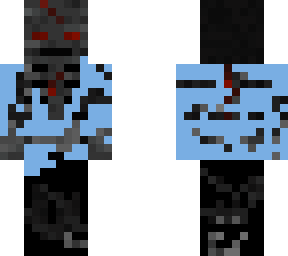 grim blue shirt