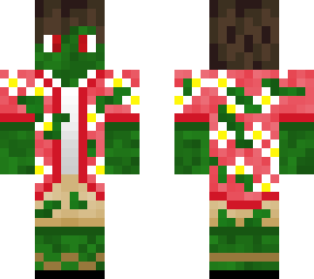 hawaiian boy halloween skin-zombie