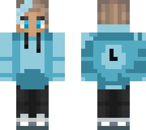 pastel blue kawaii boy