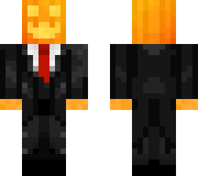 pumpkin in suit