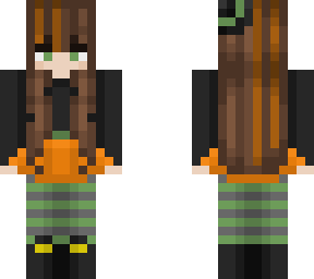 pumpkin witch girl