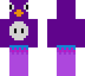 purple bird fallguy
