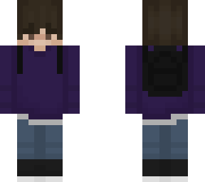 purple shirt