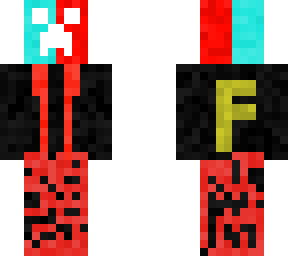 red and blue creeper