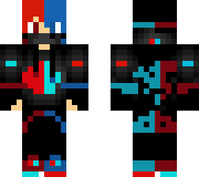 red and blue dragon boy (recreated