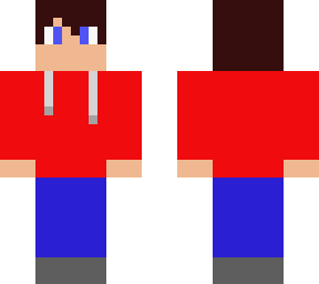 red hoodie