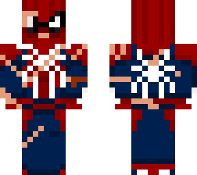 spider-man damaged suit