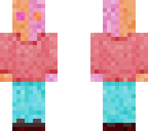 split doll orange/pink