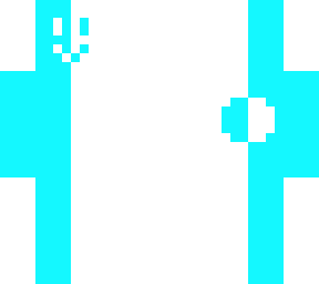 white and cyan