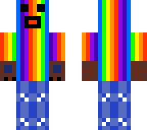 (edited skin from yerboiluke)true rainbow man but a robot