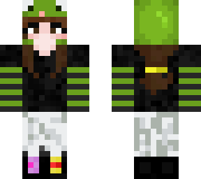 (notmine fully) egirl with a frog hat